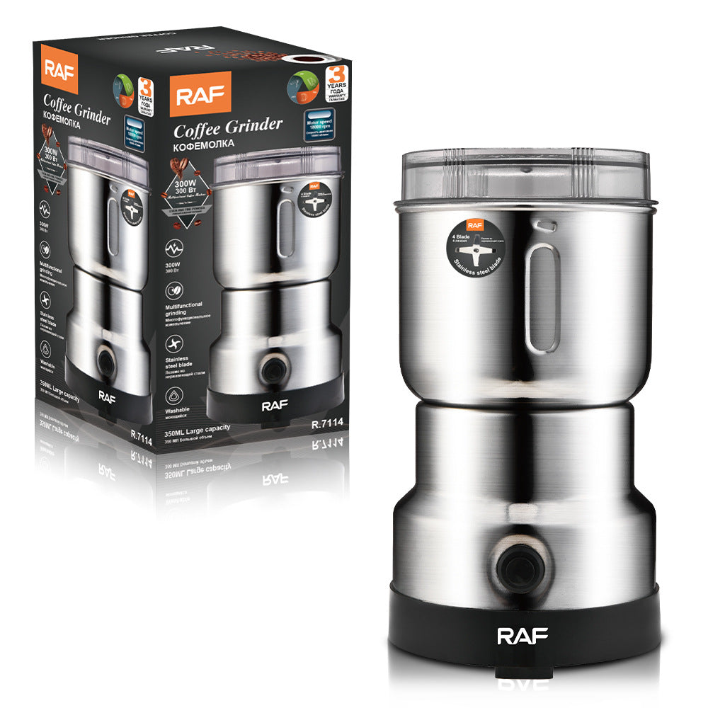 RAF Electric Bean Grinder Dry Grinder Lightweight Household Grinding Cup Portable Coffee Bean Grinder R.7114 - 图片 12