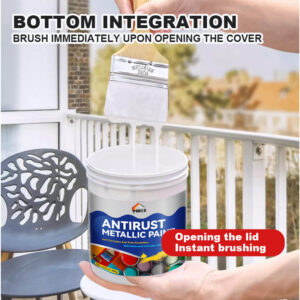 Color Metal Paint Iron Art Steel Structure Color Steel Tile Renovation Color Change Water-Based Industrial Latex Paint Anti-Rust Paint