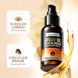 Argan Oil Hair Care Essential Oil60mlSADOER Refreshing Nourishing Smooth Hair Conditioner Cross-Border Wholesale