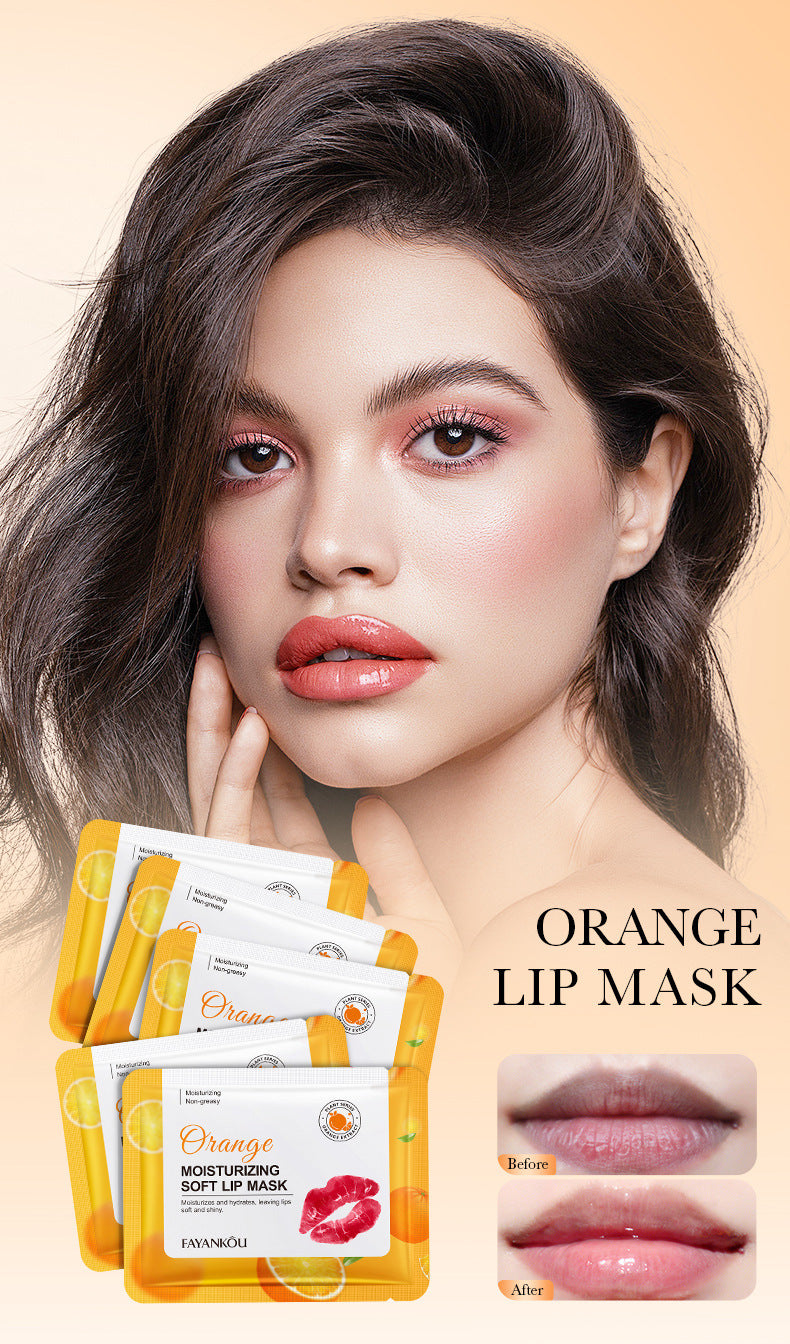 Plant and Fruit Lip Mask Series FAYANKOU Moisturizing Anti-Chap Hydrating Lip Patches Cross-Border Wholesale - 图片 16