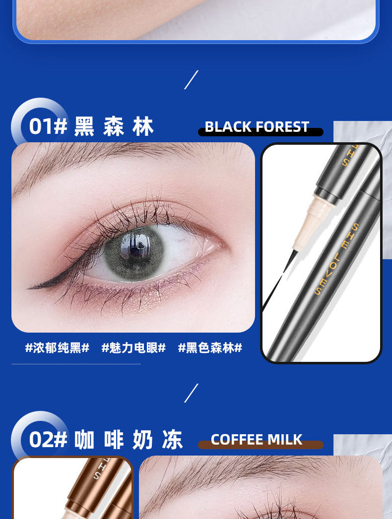 SHELOVES Eyeliner Waterproof Non-Smudge Black Brown Ultra-Fine Lower Lash Liquid Eyeliner Pen - 图片 22