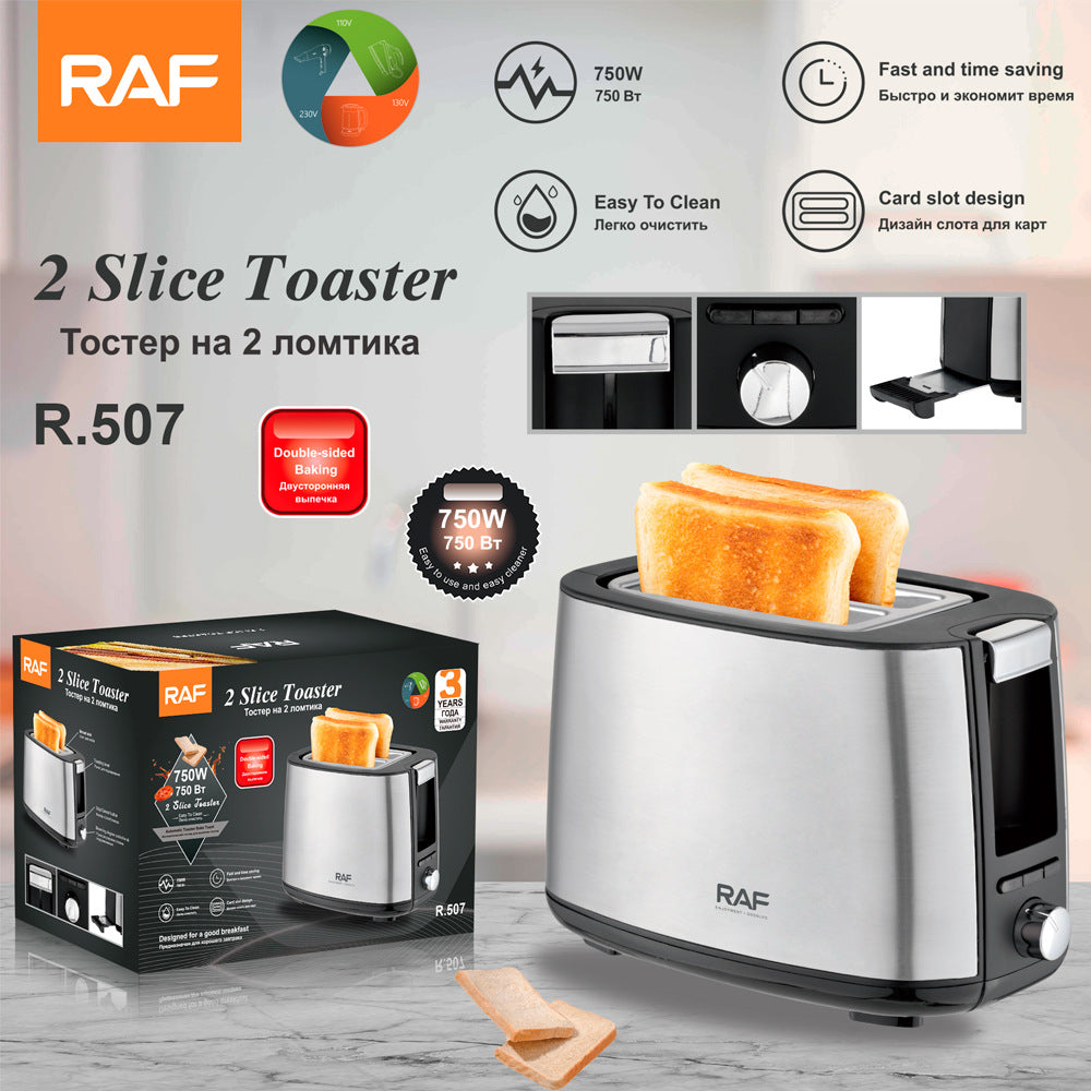 RAF European Standard Toaster Household Double Layer Bread Machine Breakfast Machine Toaster Multifunctional Sandwich Maker - 图片 10