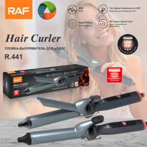 RAF EU Standard Straightening and Heating Hair Iron Portable Curling Iron Dormitory Home Fluffy Multi-Functional Curling Iron