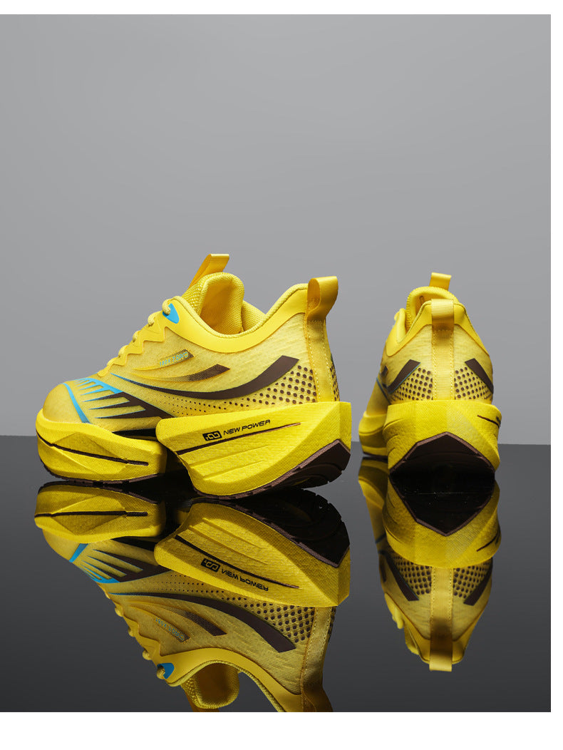 ROANK Men's Running Shoes Ultra-Light Sports Shoes for Teenagers Non-Slip Thick Sole Height Increasing Running Shoes for Middle School Students - 图片 31