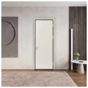 Fashion Design Plain Bedroom Wooden Door for Interior Door Waterproof Aluminum Frame Wood Doors