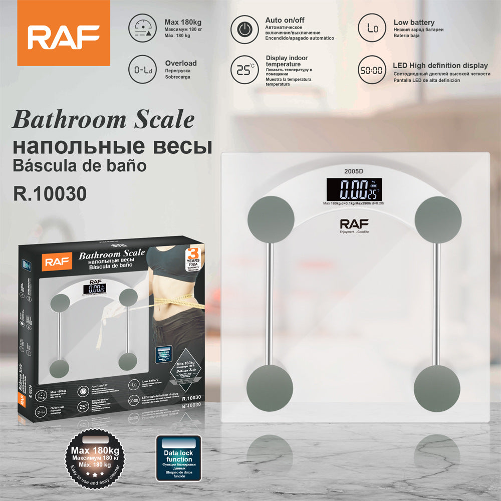 RA Body Fat Scale Home Use Weight Scale Body Fat Scale Rechargeable Smart Electronic Scale Weight Scale R10030