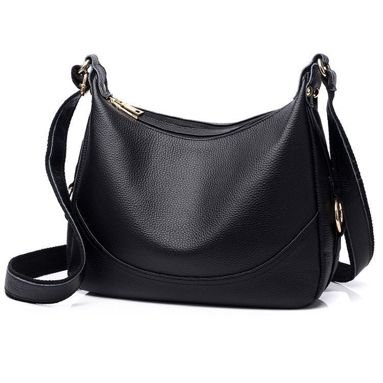 Guangzhou Shiling Genuine Leather Women's Bag for Middle-aged and Elderly Mothers, Multi-pocket Large Capacity Single Shoulder Crossbody Bag Trend - 图片 4