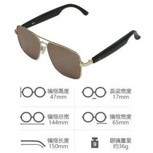 ai Glasses for Cycling and Driving, Smart Bluetooth, Music Playback, Calling, Polarized, Sun Protection, Factory Direct