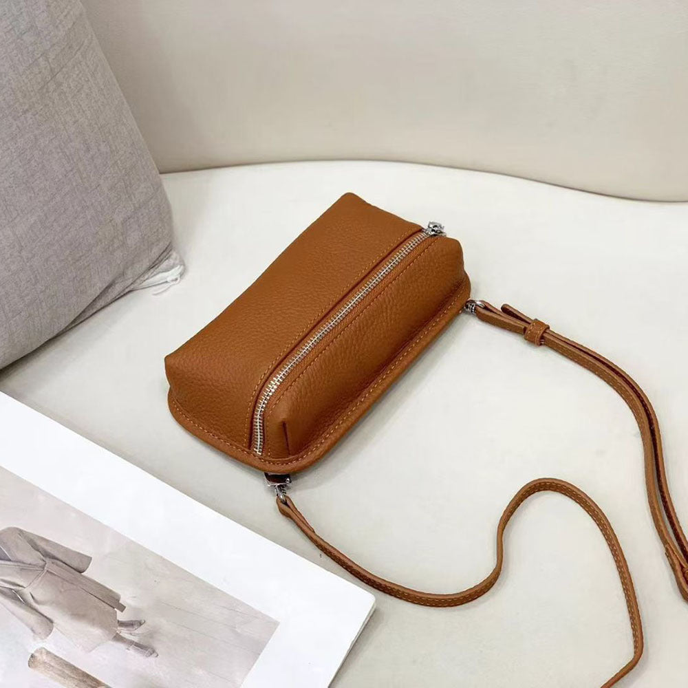 Compact and Exquisite Phone Bag for Women2025New Lightweight Simple Chest Bag Fashionable Portable Mini Crossbody Bag Small Bag - 图片 16