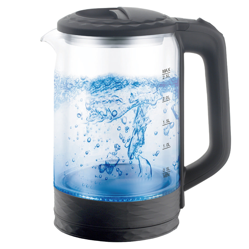 RAF European Standard Transparent Glass2.5L Electric Kettle Automatic Large Capacity Multi-Functional Kettle Overheat Protection - 图片 3