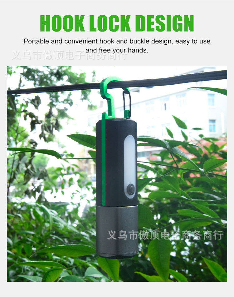 Multifunctional Flashlight Portable Keychain Magnetic Suction Light USB Rechargeable Lighting Work Light LED Sidelight - 图片 16