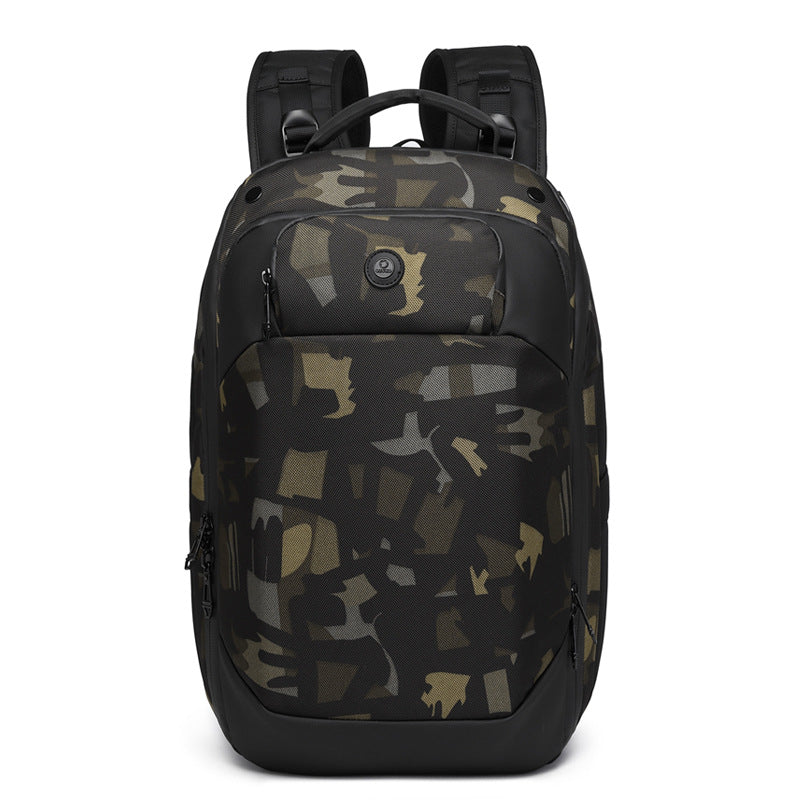 ozuko Business Backpack Men's Waterproof Computer School Bag High-looking commuter travel backpack for college students - 图片 6