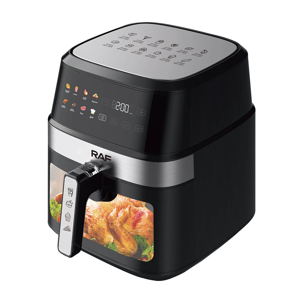 RAF European Standard Large Capacity Air Fryer8L Multifunctional Household Electric Deep Fryer with Visual Intelligent Touchscreen and Oil-Free - 图片 15