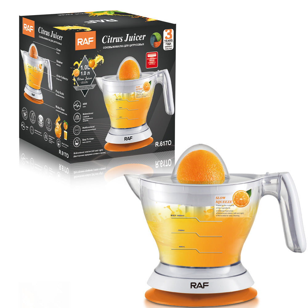 RAF EU Standard Electric Fresh Orange Juicer Household Automatic Juicer Lemon Orange Juice Machine Small Portable617 - 图片 19