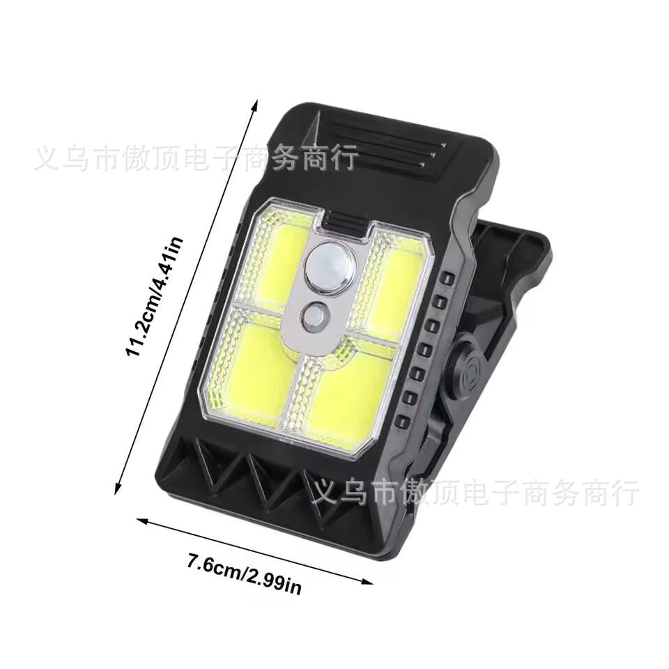 Solar Clip Light Human Body Sensing Outdoor Garden Light Garden Lighting Solar Fence Light Wall Light - 图片 6