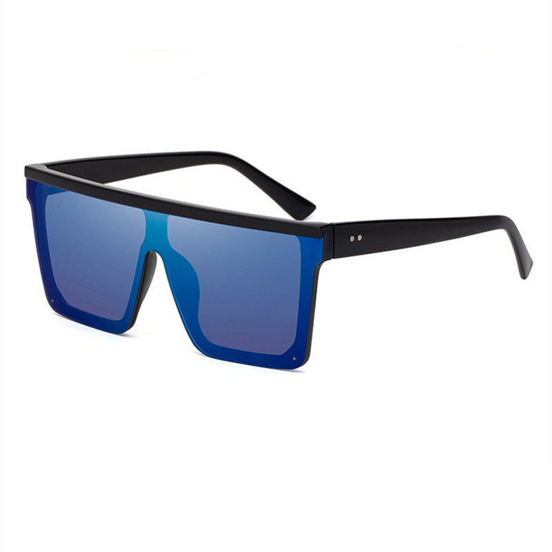 One-piece Lens Sunglasses for Men, High-end Fashion Sunglasses for Women, European and American Style Large Frame Square Glasses sunglasses - 图片 3