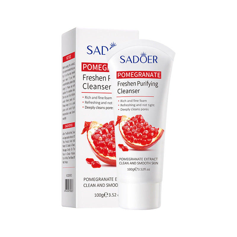 Red Pomegranate Skincare Set SADOER Hydrating Moisturizing Cleansing Nourishing Wholesale - 图片 5
