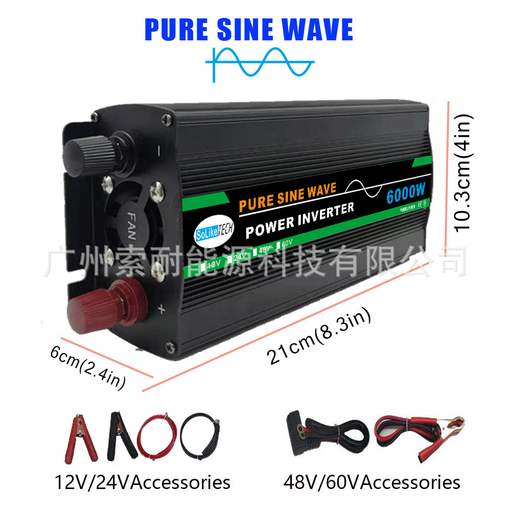 Automotive Pure Sine Wave Inverter1000W Outdoor Adapter Converter12V24V48V60V Turn110V220V - 图片 26