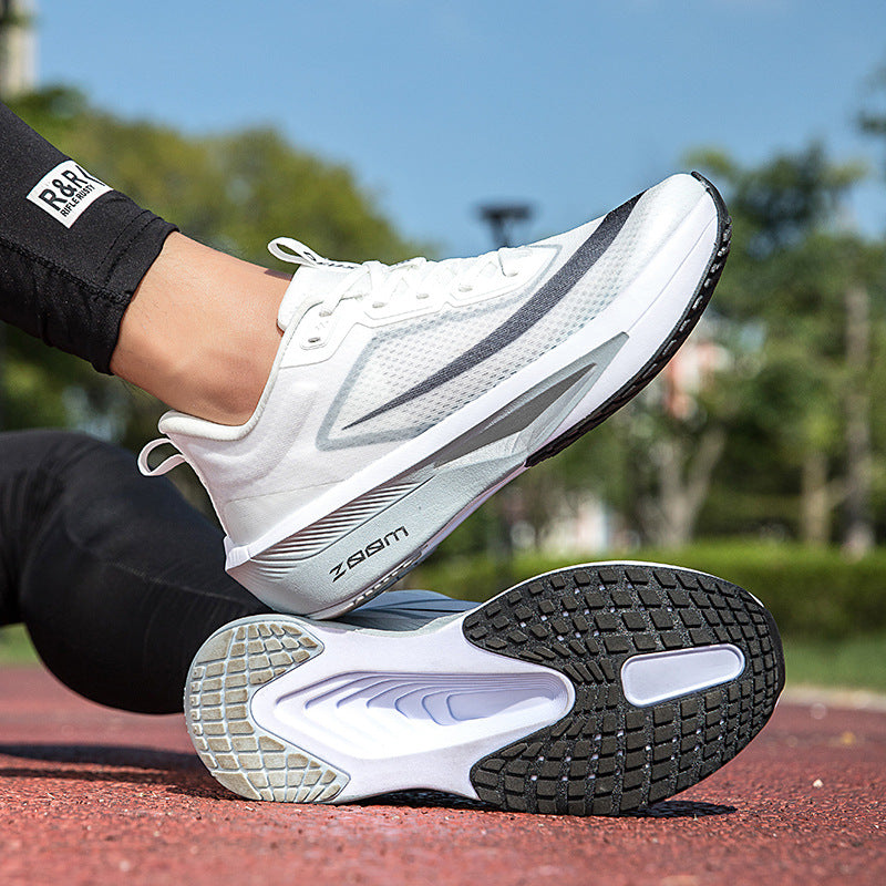 2025Plus Size Sports Shoes Racing Training Carbon Plate Sports Shoes Lightweight Men and Women Autumn Running Shoes - 图片 4