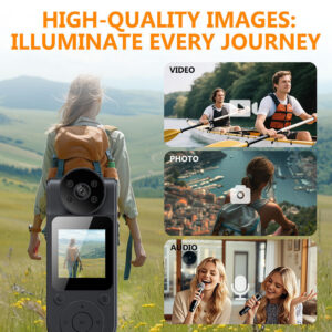 New L20High Definition Handheld Camera Portable Head and Back Clip Camera WiFi Connection ZF Outdoor Sports Recorder