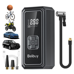 Car Air Pump for Cars and Home Use, Small Portable Wireless Electric Outdoor Universal Tire Inflator