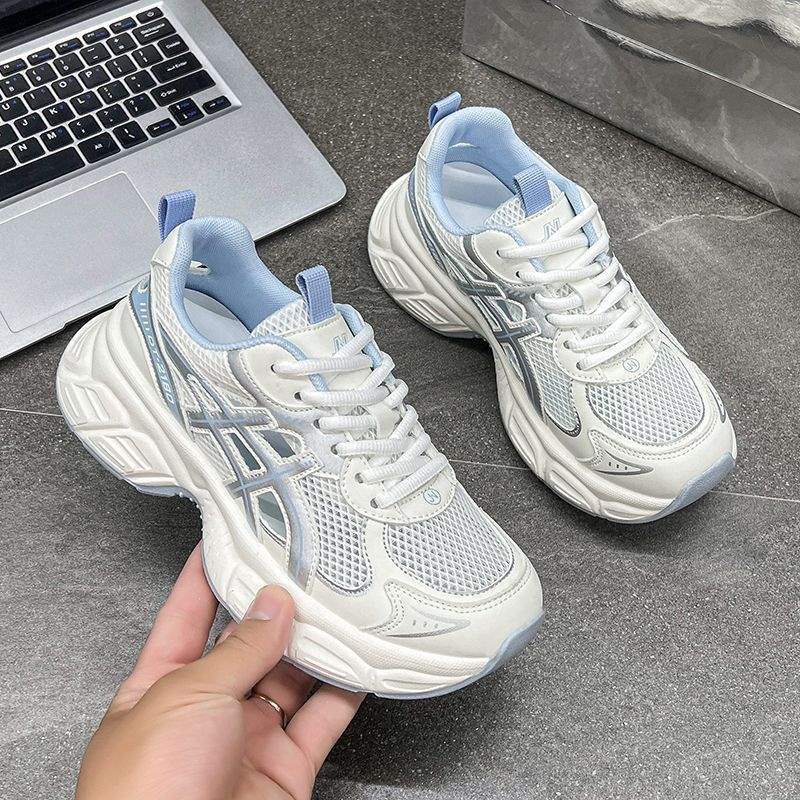 Exported Italian Original Clearance Dad Shoes Summer New Women's Running Hollow Sports Shoes Thick Sole - 图片 9