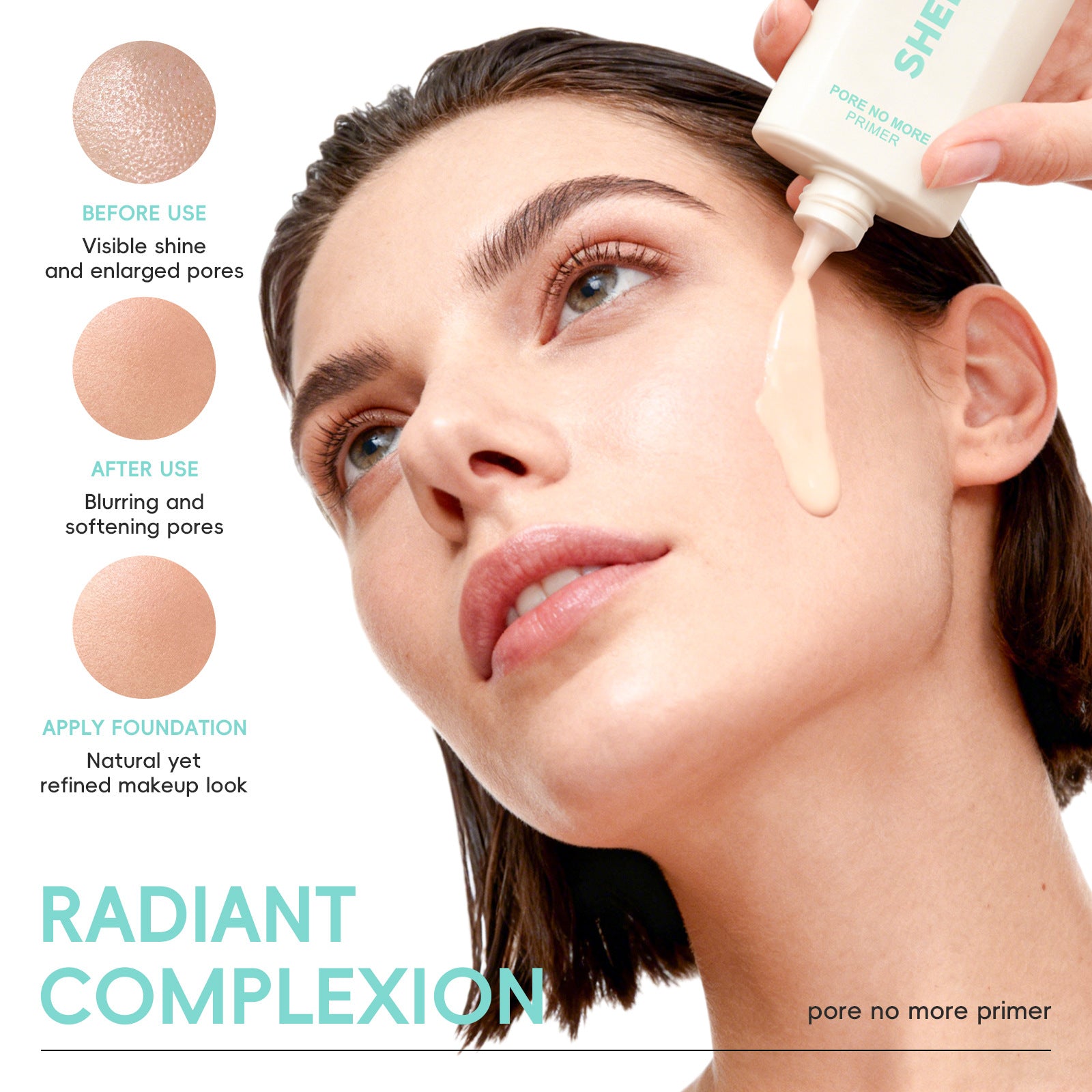 sheloves Pore Concealing Primer Lightweight Concealer Makeup Effect Exclusive Supply Oil Control Clear Primer - 图片 22