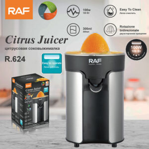 RAF EU Standard Freshly Squeezed Electric Orange Juice Original Freshly Squeezed Pure Fruit Orange Juice Fully Automatic Household Separator R624