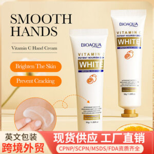 foreign trade BIOAOUA Vitamin C Whitening and Brightening Hand Cream Anti-Cracking Moisturizing Whitening Hand Cream Wholesale