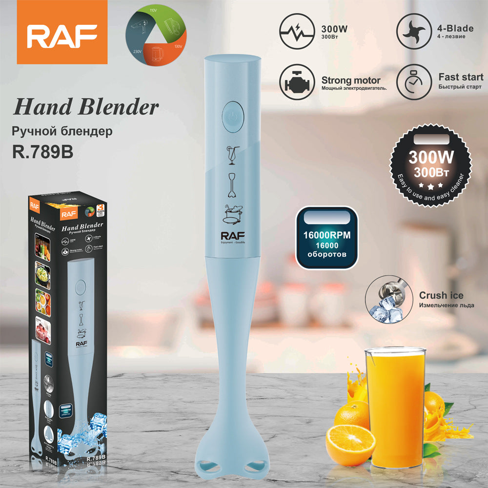 RAF European standard handheld mixer electric whisk Household multifunctional food processor stick R.789 - 图片 3