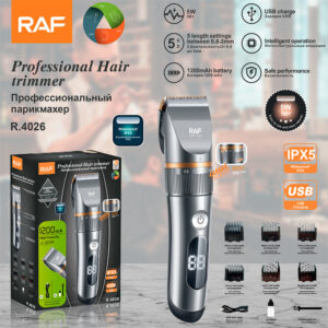 RAF New Electric Hair Clipper Multifunctional Electric Hair Clipper Haircut Set Electric Clipper USB Interface