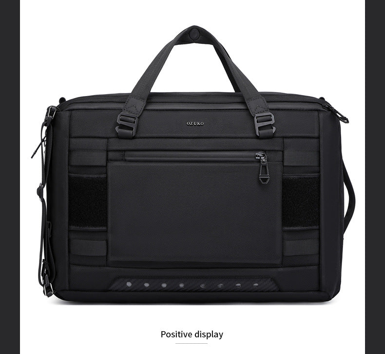 Business Computer Backpack Men's Multifunctional Large Capacity Waterproof Commuting Backpack Shoulder Portable Computer Bag - 图片 23