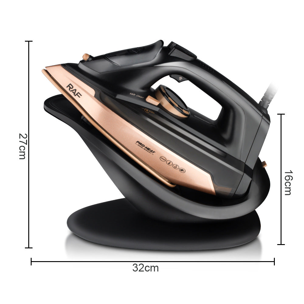 RAF European Standard Steam Iron Portable Ironing Machine Three-speed temperature-adjustable pressure-type high-power electric iron - 图片 8