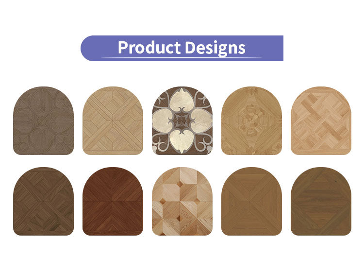 14mm Engineered Teak Square Parquet Flooring | Custom Decorative Wood Panels for Modern Villa Commercial Outdoor Use | - 图片 8