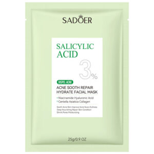 Salicylic Acid Mask SADOER Anti-acne Soothing Skin Rejuvenation Hydrating Anti-acne Mask  Wholesale