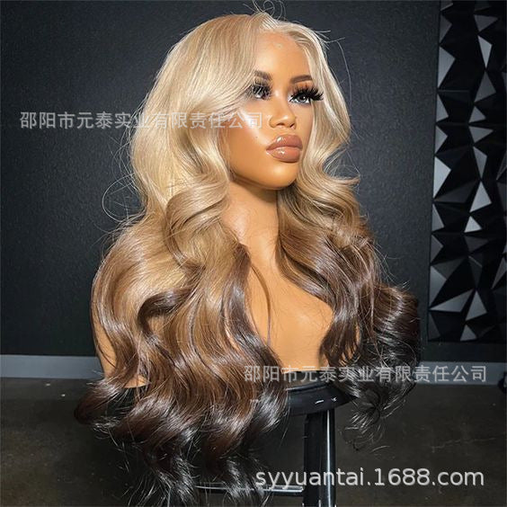 Highlight Honey Blonde Loose Wave Lace Front Wigs for Women - 图片 7