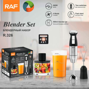 RAF EU Standard Multifunctional Baby Food Electric Stirring Stick Milk Juicer Meat Grinder Kitchen Handheld Cooking Stick Machine Blender