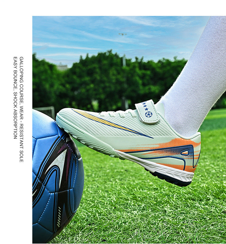 2025World Cup Children's Soccer Shoes Boys Youth Students Girls Spike Long Spike Competition Training Sports Shoes - 图片 23