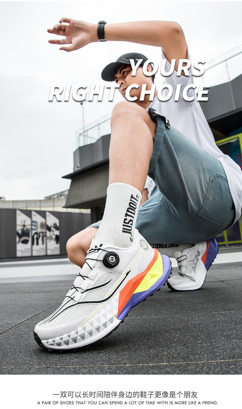 Full Palm Carbon Plate Sports Running Shoes Double Layer Popcorn Outdoor Trail Running Shoes Marathon Men's and Women's Shoes - 图片 26