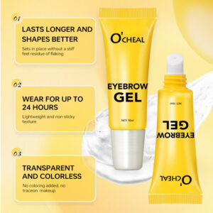 Styling Eyebrow Gel Eyebrow Styling Cream with Brush Strong Styling Eyebrow Cream Gel Eyebrow Wax