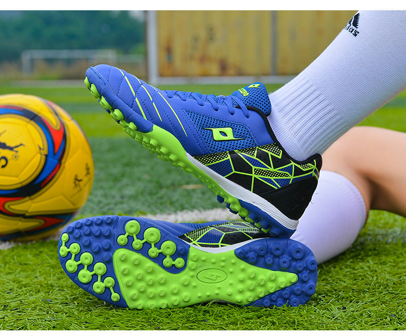 Men's Soccer Shoes TF Velcro Magic Tape Children's Sports Shoes for Primary and Secondary School Students and Teenagers for Sports Competitions and Training - 图片 26
