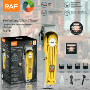 RAFUSB Rechargeable Oil Head Hair Clipper Electric Hair Clipper Salon Electric Clipper Professional Hair Clipper R479
