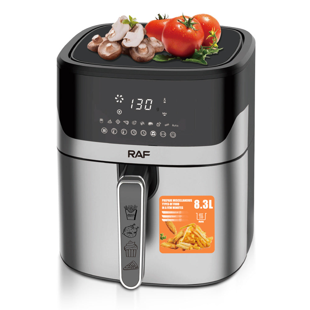 RAF European Standard Large Capacity Air Fryer8.3L Multifunctional Weighing Electric Deep Fryer with Visual Smart Touch Screen - 图片 13