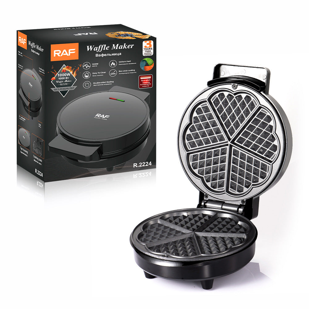 RAF European Standard Household Breakfast Sandwich Maker 1000w Electric Heart-Shaped Thin Pancake Maker R.2224 - 图片 17
