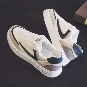 2025Summer New Breathable Canvas Trendy Shoes for Men ins Versatile Casual White Sneakers Sports Cloth Shoes