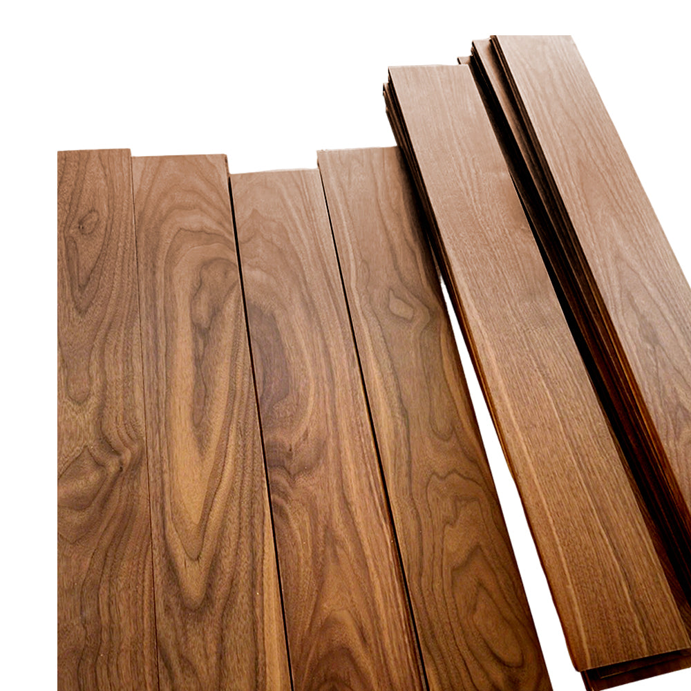 14mm Engineered Black Walnut Wood Flooring | Multi-ply Structure Waterproof & Anti-Slip | Customizable for Park Outdoor Projects - 图片 4