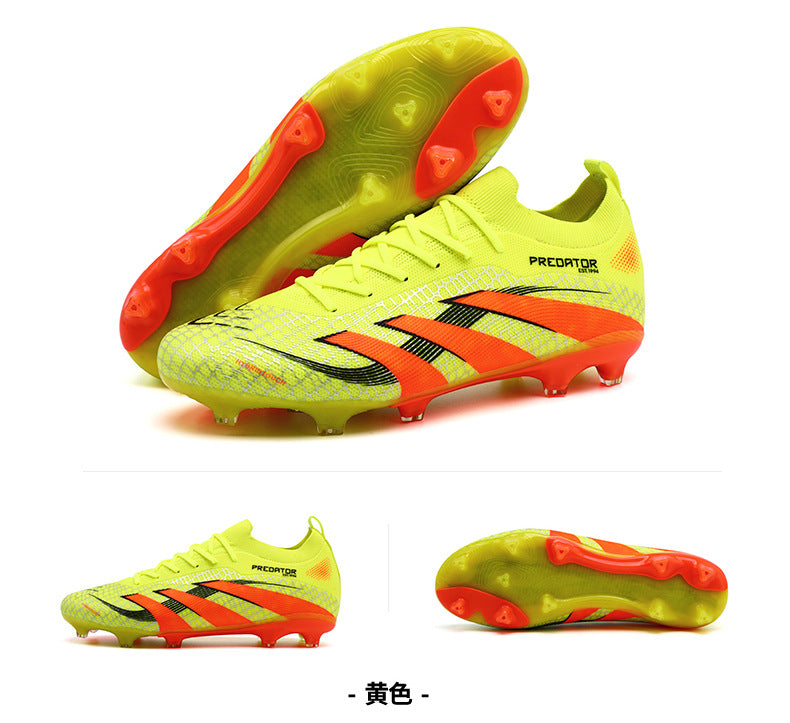 2025New Football Shoes for Men and Women, Youth Students, Fashionable and Comfortable, Long Spikes, Low-top, Factory Direct Sale - 图片 51