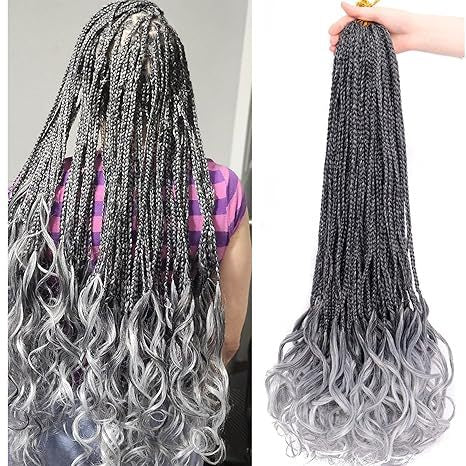 TEMU Hot-selling Synthetic Three-strand Braid Loose Tail Three-strand Braids French Curly Braiding Hair - 图片 3