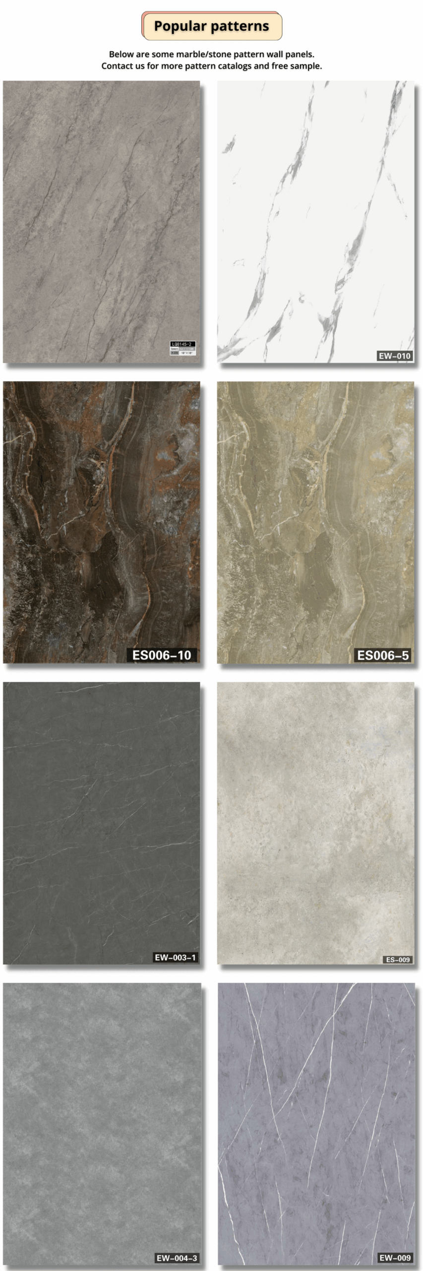 Interior Shower Wet Erea Wall Toung and groove Pvc Plastic Stone Marble Waterproof Spc Wall Panel - 图片 22