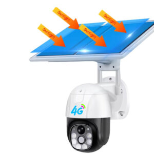 V380Solar Energy4G Camera 1080P High-definition Outdoor Wireless Remote Low-power Surveillance Camera Dome Camera